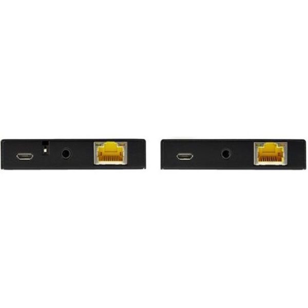 StarTech.com HDMI over CAT6 extender kit - Supports UHD - Resolutions up to 4K 60Hz - Supports HDR and 4:4:4 chroma subsampling - Extended HDMI signal at up to 165 ft. (50 m) - Use existing CAT6 cable infrastructure with a direct connection to the converter to extend your HDMI signal - HDCP 2.2 compliant - Image 2