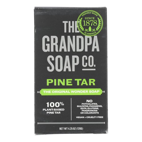 Grandpa's Pine Tar Bar Soap - 4.25 oz - Image 2