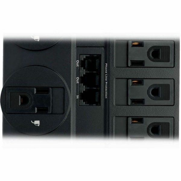 Eaton Tripp Lite Series Protect It! 12-Outlet Surge Protector, 8 ft. (2.43 m) Cord, 2160 Joules, Tel/Modem Protection - Image 6