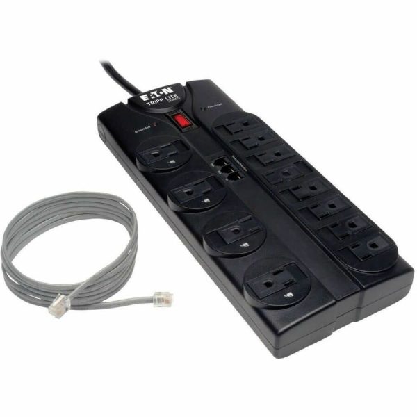Eaton Tripp Lite Series Protect It! 12-Outlet Surge Protector, 8 ft. (2.43 m) Cord, 2160 Joules, Tel/Modem Protection - Image 8