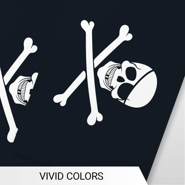G128 Pirate (Jolly Roger) - Bones Bunting Banner | Flag 8.2 x 5.5 Inch, Full String 33 Feet | Printed 150D Polyester, Decorations For Bar and Festival Events Celebration - Image 6
