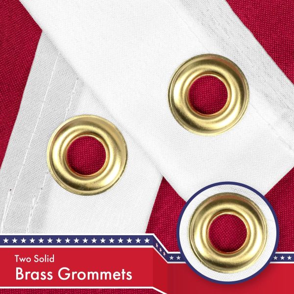 G128 Florida State Flag | 3x5 feet | Printed 150D, Indoor/Outdoor, Vibrant Colors, Brass Grommets, Quality Polyester, Much Thicker More Durable Than 100D 75D Polyester - Image 2