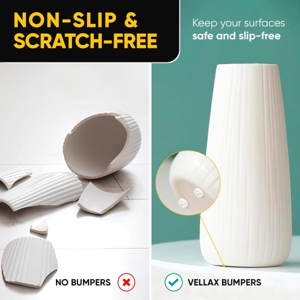 Self Adhesive Cabinet Door Bumpers   25 pcs Sticky Silicone Clear Sound Dampening Rubber Bumpers   Cabinet Bumpers for Wall Protection Kitchen Furniture Decor Drawer Stops - Image 3