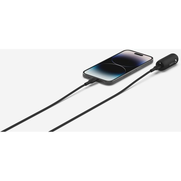 Belkin Boost↑Charge™ 30W Fast Car Charger, Compact Design w/USB-C Power Delivery Port, Universal Compatibility for iPhone 14, Galaxy S23, Note Series, and More - Black - Image 2