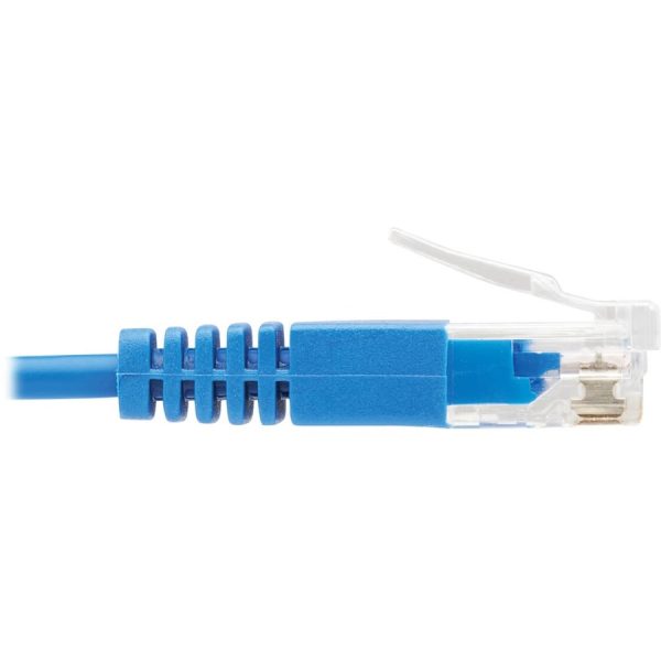 Eaton Tripp Lite Series Cat6a 10G Molded Ultra-Slim UTP Ethernet Cable (RJ45 M/M), Blue, 3 ft. (0.91 m) - Image 4