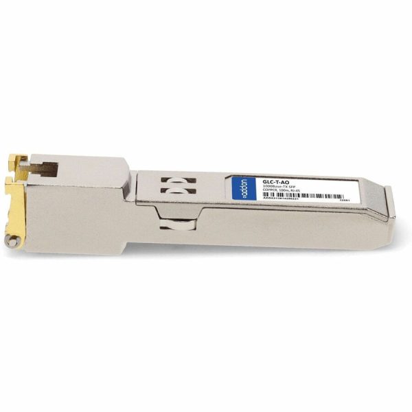 AddOn Cisco GLC-T Compatible TAA Compliant 10/100/1000Base-TX SFP Transceiver (Copper, 100m, RJ-45) - Image 2