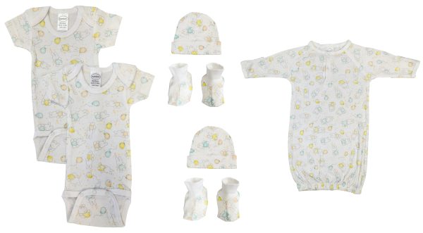 Unisex Newborn Baby 7 Pc  Sets Nc_0659