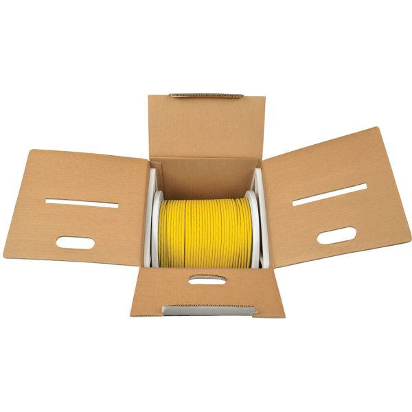 Eaton Tripp Lite Series Cat6 Gigabit Solid Core UTP PVC Bulk Ethernet Cable, Yellow, 1000 ft. (304.8 m), TAA - Image 4