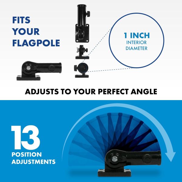 G128 Flag Pole 6FT Black Tangle Free & Finland Finnish Flag 3x5 Ft Combo Printed 150D Polyester - Image 8