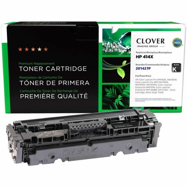 Clover Imaging Remanufactured High Yield Black Toner Cartridge (New Chip) for HP 414X (W2020X)