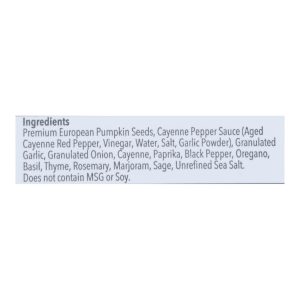 Superseedz Gourmet Pumpkin Seeds - Somewhat Spicy - Case of 6 - 5 oz.