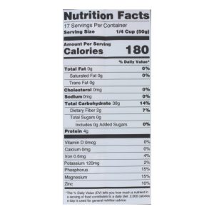 Lotus Foods Organic - Rice - Brown - Jasmine - Case of 6 - 30 oz