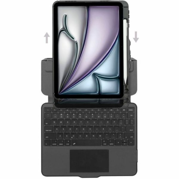Targus Versavu THZ967US Keyboard/Cover Case (Folio) for 11" Apple iPad Air 11 (2024), iPad (10th Generation), iPad Air (4th Generation), iPad Air (5th Generation), iPad Pro (2nd Generation), iPad Pro (3rd Generation), iPad Pro (4th Generation), iPad Pro Tablet - Black - Image 3