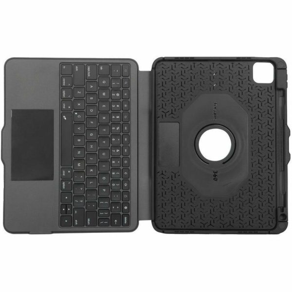 Targus Versavu THZ967US Keyboard/Cover Case (Folio) for 11" Apple iPad Air 11 (2024), iPad (10th Generation), iPad Air (4th Generation), iPad Air (5th Generation), iPad Pro (2nd Generation), iPad Pro (3rd Generation), iPad Pro (4th Generation), iPad Pro Tablet - Black - Image 7