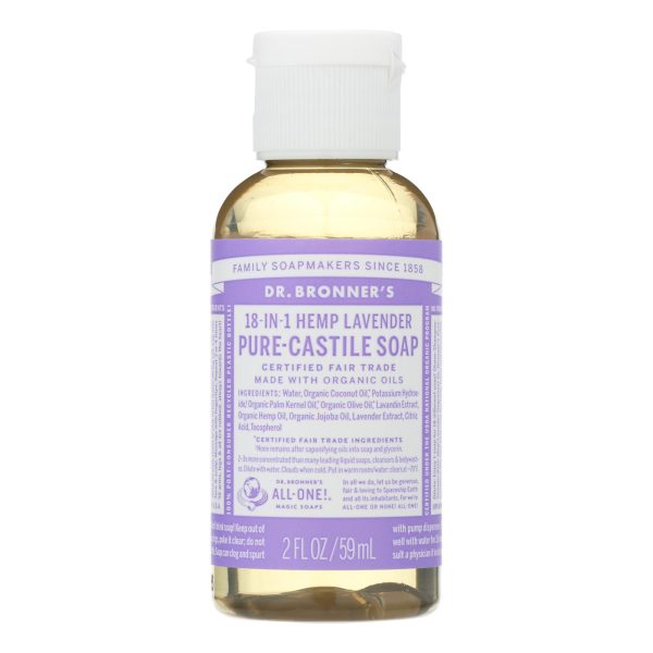 Dr. Bronner's - Castile Liquid Sp Lavender - Case of 12-2 FZ