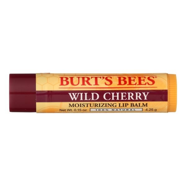 Burts Bees - Lip Balm - Wild Cherry - Case of 12 - 1 count - Image 2