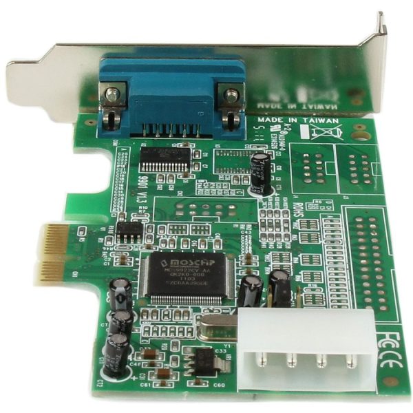 StarTech.com 1-port PCI Express RS232 Serial Adapter Card - PCIe Serial DB9 Controller Card 16550 UART - Low Profile - Windows/Linux - Image 4