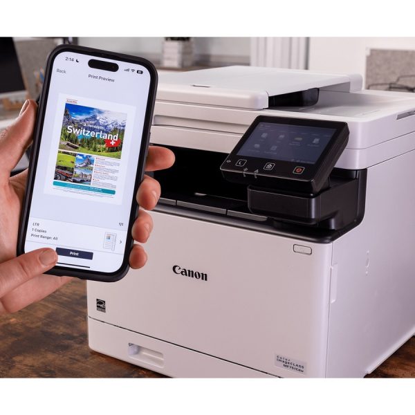 Canon imageCLASS MF751Cdw Wireless Laser Multifunction Printer - Color - White - Image 8