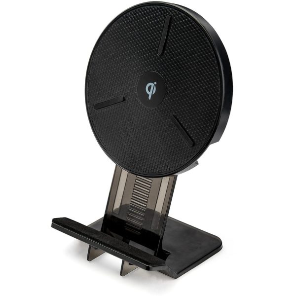 StarTech.com 15W Qi Wireless Charging Stand, Universal Qi Certified Wireless Charger Stand or Pad, For iPhone/Samsung Galaxy/Google Pixel - Image 5