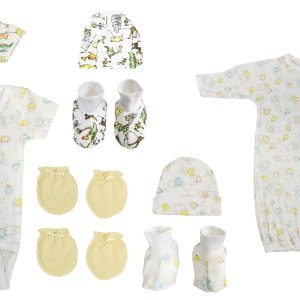 Unisex Newborn Baby 9 Pc  Sets Nc_0656