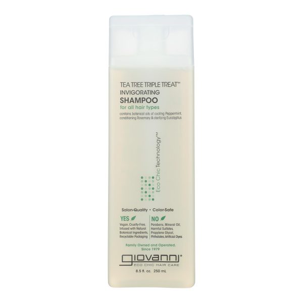 Giovanni Shampoo Tea Tree Triple Treat - 8.5 fl oz