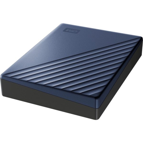 WD My Passport Ultra WDBFTM0050BBL 5 TB Portable Hard Drive - External - Blue - Image 4