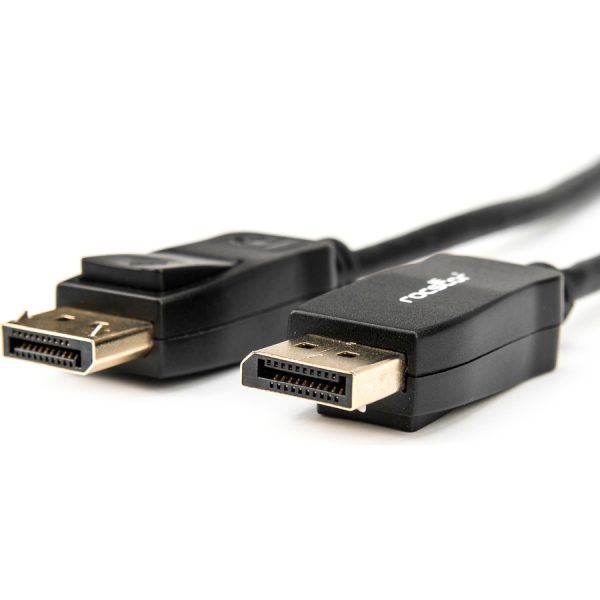 Rocstor Premium 12ft / 4m DisplayPort 1.2 Cable M/M - DisplayPort 4k - DisplayPort Male Digital Audio/Video - 12ft - Black- DP TO DP Cable 4Kx2K - Image 4