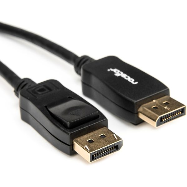 Rocstor Premium 12ft / 4m DisplayPort 1.2 Cable M/M - DisplayPort 4k - DisplayPort Male Digital Audio/Video - 12ft - Black- DP TO DP Cable 4Kx2K - Image 6