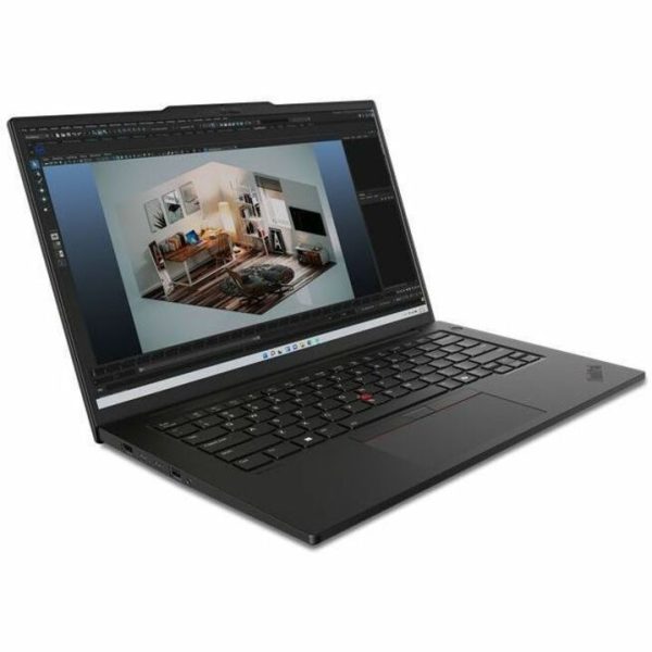 Lenovo ThinkPad P14s Gen 5 21G20023US 14.5" Mobile Workstation - WUXGA - Intel Core Ultra 7 155H - 16 GB - 512 GB SSD - English Keyboard - Black - Image 2