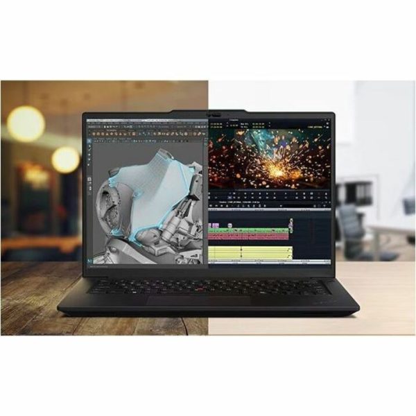 Lenovo ThinkPad P14s Gen 5 21G20023US 14.5" Mobile Workstation - WUXGA - Intel Core Ultra 7 155H - 16 GB - 512 GB SSD - English Keyboard - Black - Image 10