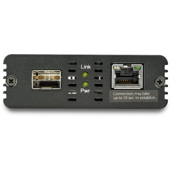 StarTech.com 10GbE Fiber Ethernet Media Converter 10GBASE-T- SFP to RJ45 Single Mode/Multimode Fiber to Copper Bridge 10Gbps Network - Image 4