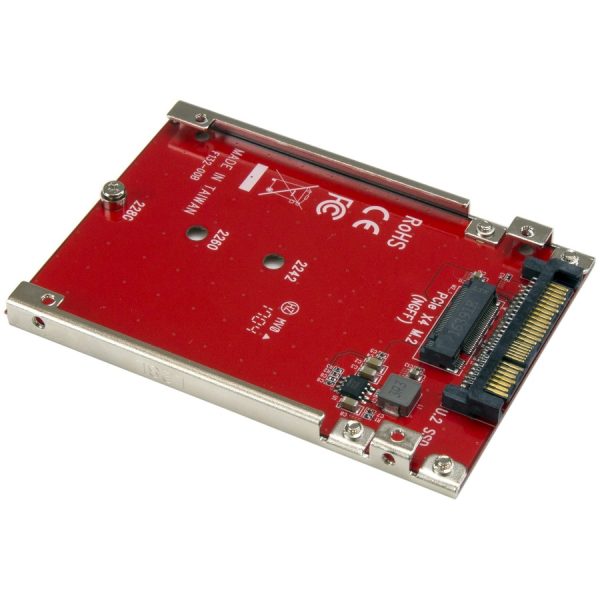StarTech.com M.2 to U.2 Adapter - M.2 Drive to U.2 (SFF-8639) Host Adapter for M.2 PCIe NVMe SSDs - M.2 Drive Adapter - M.2 PCIe SSD Adapter - Image 2