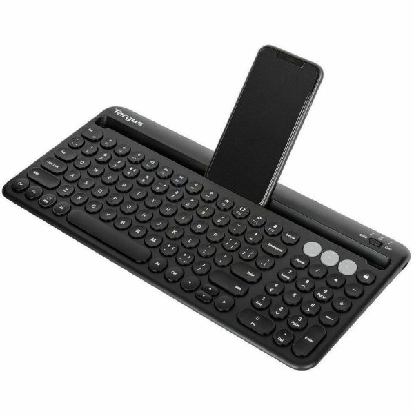 Targus Multi-Device Bluetooth Antimicrobial Keyboard With Tablet/Phone Cradle - Image 6