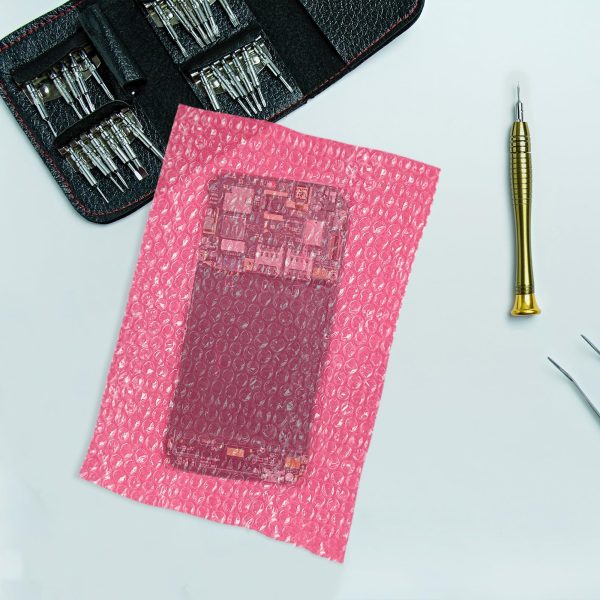 Anti Static Bubble Out Bags 6 x 8.5 Inch. Pack of 25 Pink Polyethylene Self Seal Bubble Pouches. Peel and Seal Bubble Pouch. Waterproof Light Bubble Bags for Packing Electronics Cosmetic - Image 7