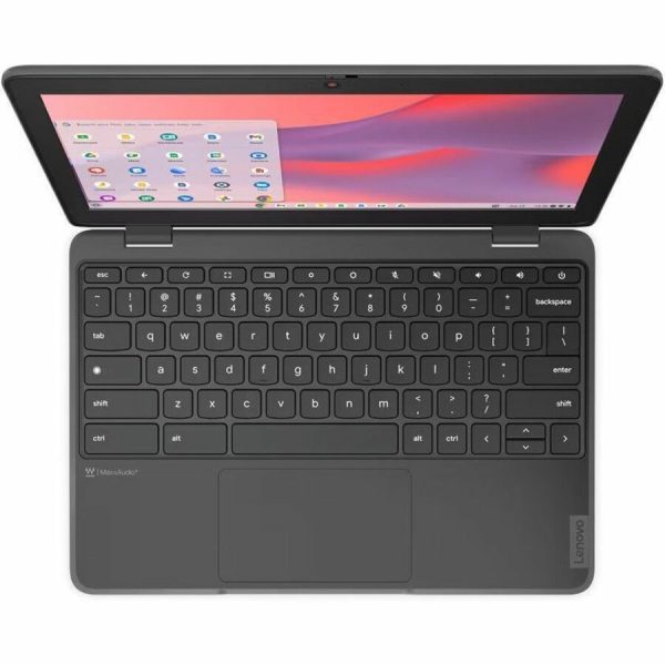 Lenovo 100e Chromebook Gen 4 83G80002US 11.6" Detachable 2 in 1 Chromebook - HD - Intel N-Series N100 - 4 GB - 32 GB Flash Memory - English Keyboard - Graphite Gray - Image 2