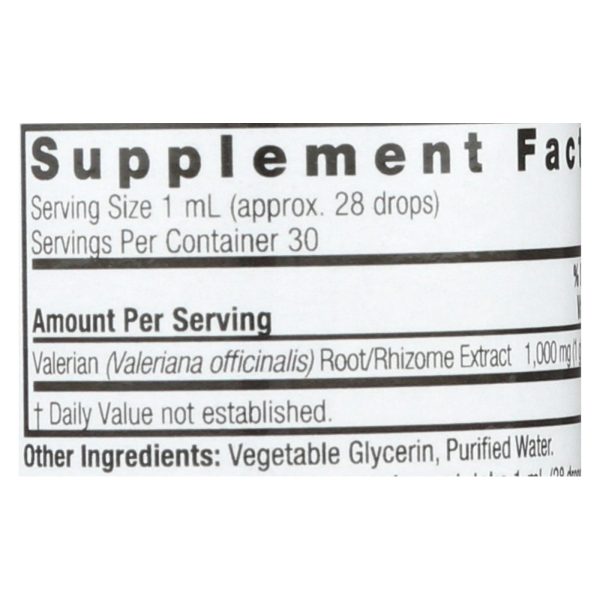 Nature's Answer - Valerian Root Alcohol Free - 1 fl oz - Image 3