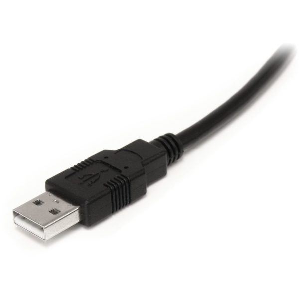 StarTech.com 9 m / 30 ft Active USB A to B Cable - M/M - Black USB 2.0 A to B Cord - Printer Cable - Extension USB Cable (USB2HAB30AC) - Image 2