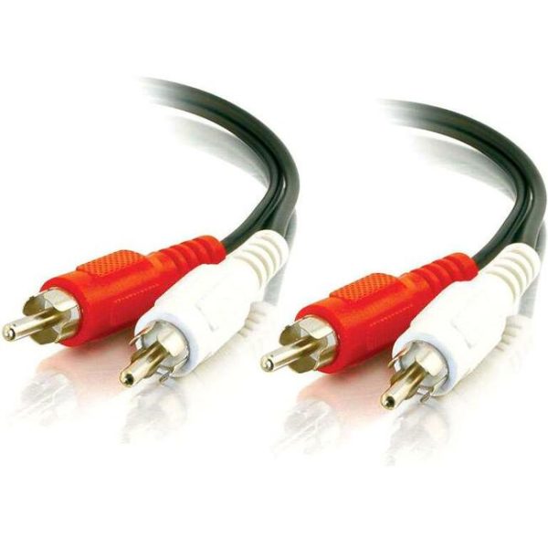 C2G Value Series 6ft Composite Audio Cable - RCA Stereo Audio Cable - M/M