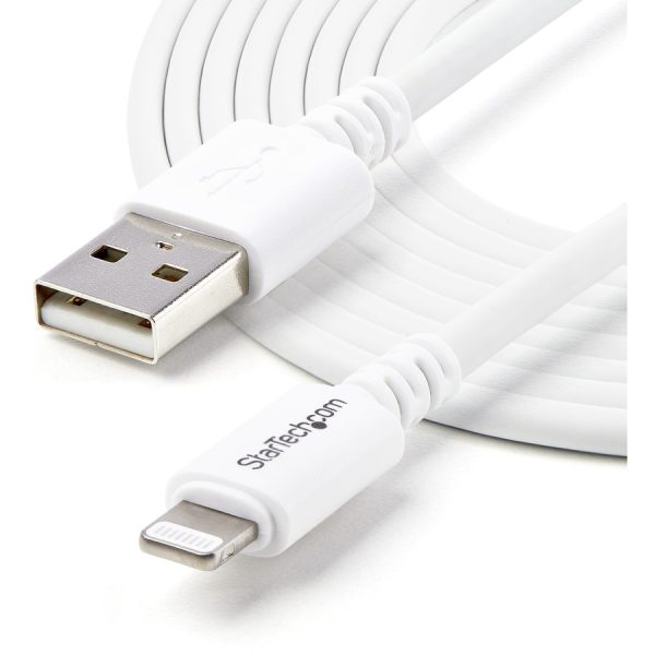 StarTech.com 3m (10ft) Long White Apple�® 8-pin Lightning Connector to USB Cable for iPhone / iPod / iPad - Image 4