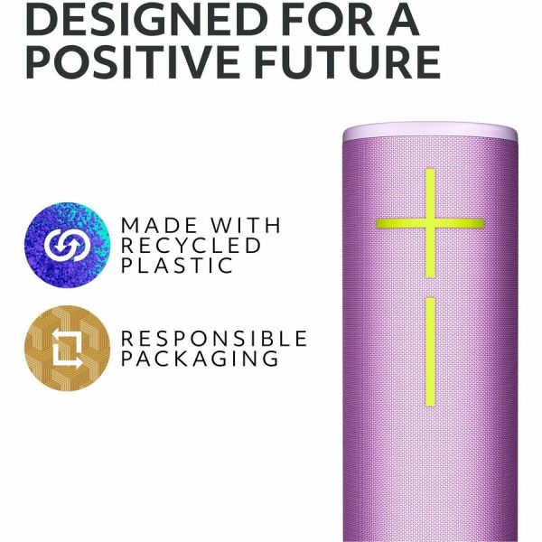 Ultimate Ears BOOM 4 Portable Waterproof Bluetooth Speaker With 360-Degree, Bold, Immersive, Crystal-Clear Sound, Floating Speaker With 15-Hour Battery and 147ft (45m) Range, Lilac - Image 7