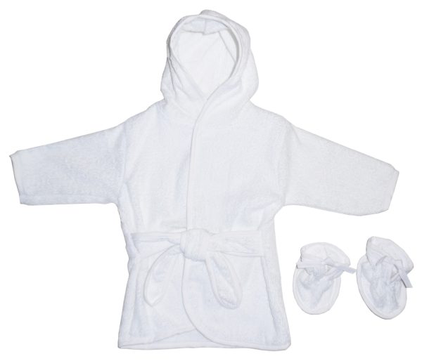 White Terry Robe With Booties 960w
