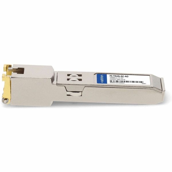 AddOn Fortinet FS-TRAN-GC Compatible TAA Compliant 10/100/1000Base-TX SFP Transceiver (Copper, 100m, RJ-45) - Image 2