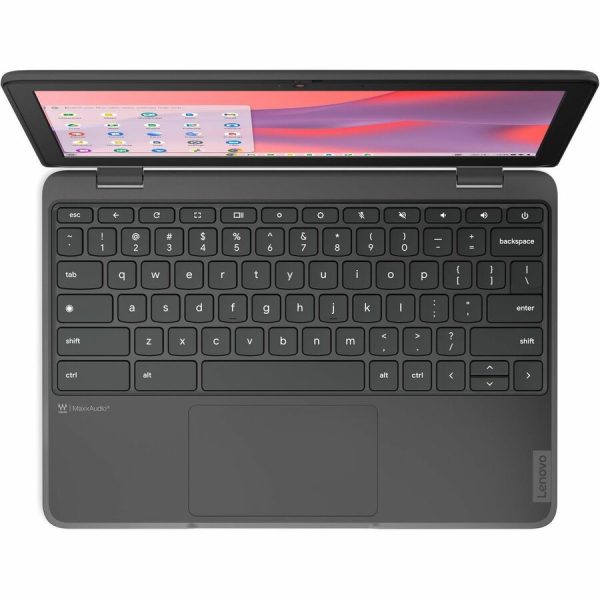 Lenovo 100e Chromebook Gen 4 100e 82W0000PUS 11.6" Chromebook - HD - Octa-core (ARM Cortex A76 + Cortex A55) - 8 GB - 64 GB Flash Memory - English Keyboard - Graphite Gray - Image 10