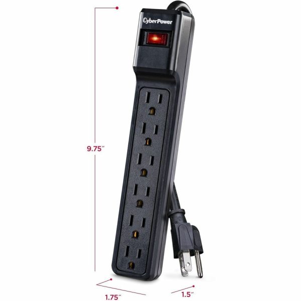 CyberPower CSB604 Essential 6 - Outlet Surge with 900 J - Image 3