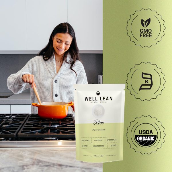 Konjac Rice Keto Pasta   12 Pack   Low Carb Keto Plant Based 100%   USDA Organic Premium Konjac Shirataki Rice   Carb Free - Image 6