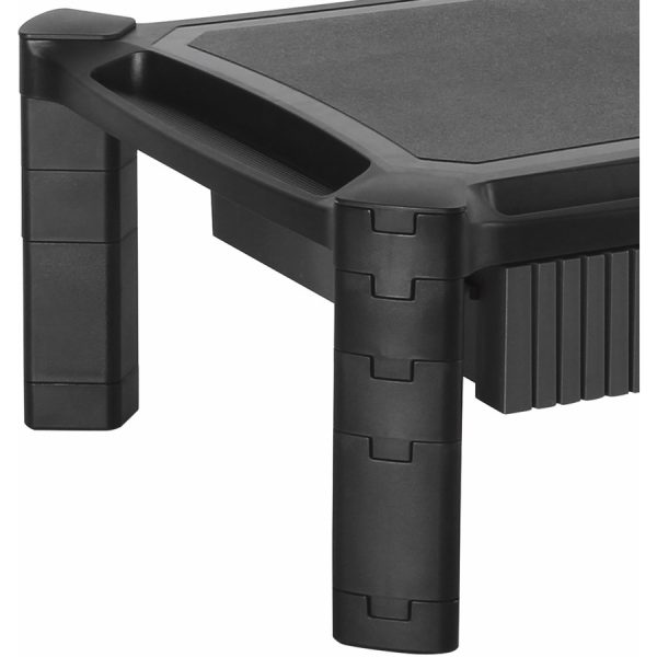 StarTech.com Adjustable Monitor Riser, Drawer, Monitors up to 32" (22lb/10kg), Adjustable Height, Monitor Stand, Computer Monitor Riser - Image 3