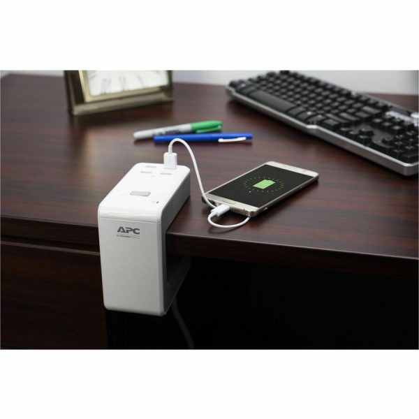 APC by Schneider Electric SurgeArrest Essential 6-Outlet Surge Suppressor/Protector - Image 6