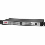 APC Smart-UPS, Line Interactive, 500VA, Lithium-ion, Rackmount 1U, 120V, 4x NEMA 5-15R outlets, Network Card, Short Depth