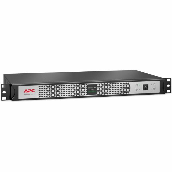 APC Smart-UPS, Line Interactive, 500VA, Lithium-ion, Rackmount 1U, 120V, 4x NEMA 5-15R outlets, Network Card, Short Depth - Image 4