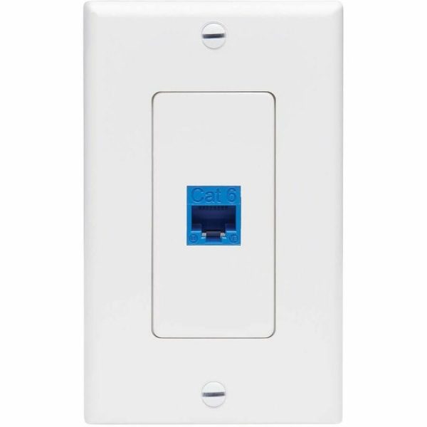 Eaton Tripp Lite Series Center Plate Insert, Decora Style - Vertical, 1 Port, TAA - Image 5
